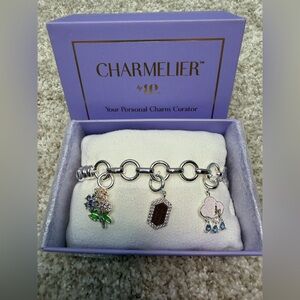 Bomb Party BP Charmelier BR76483 No Rain, No Flowers Charm Bracelet
